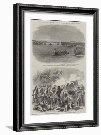 Illustrations of the Civil War in America-null-Framed Giclee Print