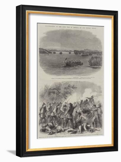 Illustrations of the Civil War in America-null-Framed Giclee Print