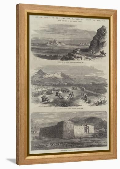 Illustrations of the Emperor Napoleon's Visit to Algeria-null-Framed Premier Image Canvas