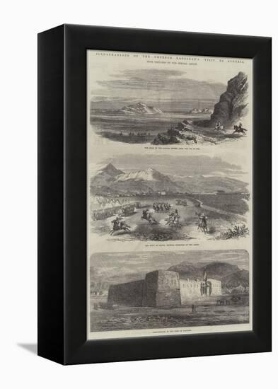 Illustrations of the Emperor Napoleon's Visit to Algeria-null-Framed Premier Image Canvas