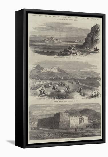 Illustrations of the Emperor Napoleon's Visit to Algeria-null-Framed Premier Image Canvas