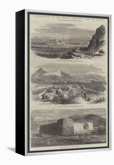 Illustrations of the Emperor Napoleon's Visit to Algeria-null-Framed Premier Image Canvas