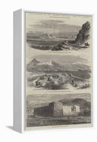 Illustrations of the Emperor Napoleon's Visit to Algeria-null-Framed Premier Image Canvas