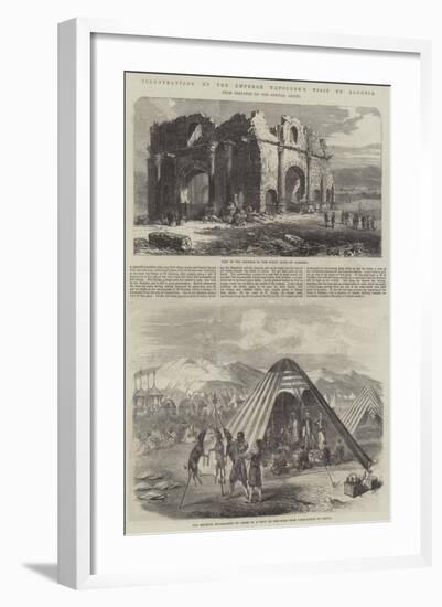 Illustrations of the Emperor Napoleon's Visit to Algeria-null-Framed Giclee Print
