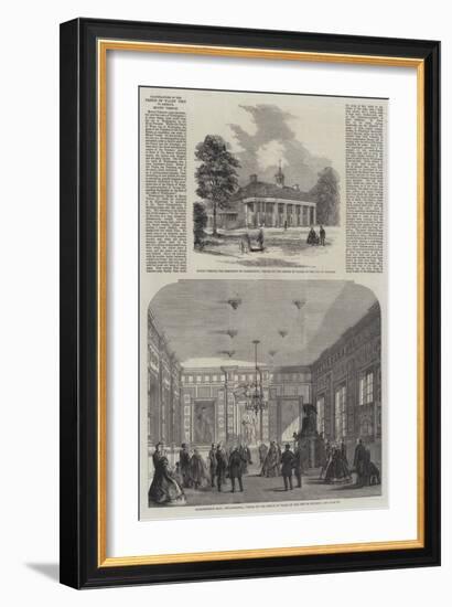 Illustrations of the Prince of Wales' Visit to America, Mount Vernon-null-Framed Giclee Print