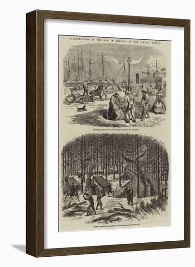 Illustrations of the War in America-null-Framed Giclee Print