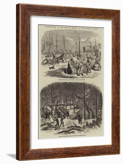 Illustrations of the War in America-null-Framed Giclee Print