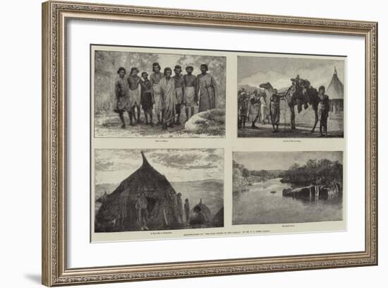 Illustrations of The Wild Tribes of the Soudan, by Mr F L James, Frgs-null-Framed Giclee Print