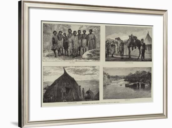 Illustrations of The Wild Tribes of the Soudan, by Mr F L James, Frgs-null-Framed Giclee Print