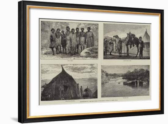 Illustrations of The Wild Tribes of the Soudan, by Mr F L James, Frgs-null-Framed Giclee Print