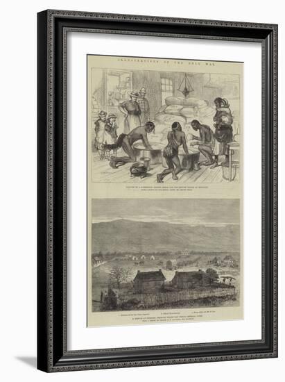 Illustrations of the Zulu War-null-Framed Giclee Print