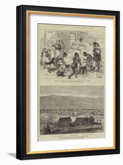 Illustrations of the Zulu War-null-Framed Giclee Print