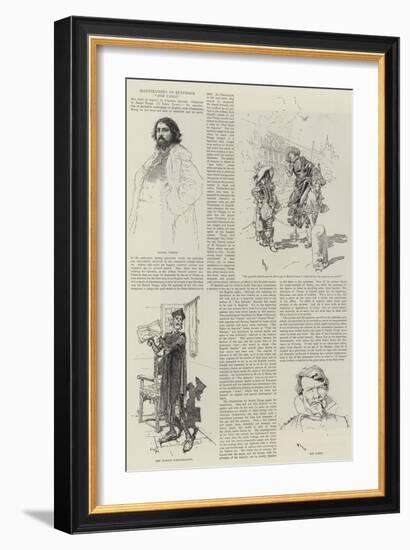 Illustrations to Quevedo's Don Pablo-Daniel Urrabieta Vierge-Framed Giclee Print