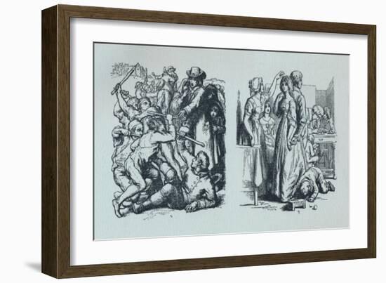 'Illustrations to 'The Vicar of Wakefield' (Goldsmith).', c1800-1860, (1923)-William Mulready-Framed Giclee Print