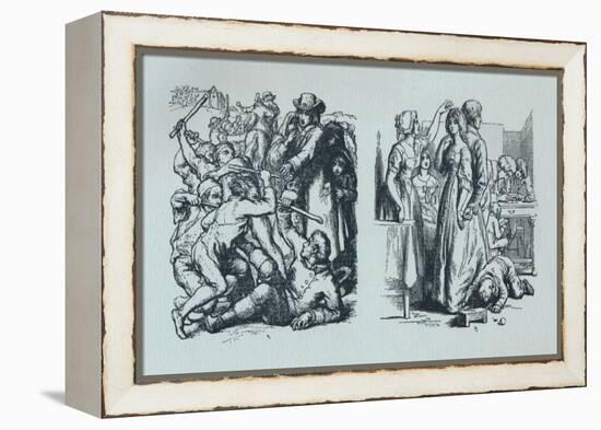 'Illustrations to 'The Vicar of Wakefield' (Goldsmith).', c1800-1860, (1923)-William Mulready-Framed Premier Image Canvas