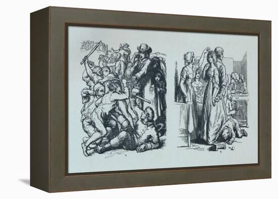 'Illustrations to 'The Vicar of Wakefield' (Goldsmith).', c1800-1860, (1923)-William Mulready-Framed Premier Image Canvas