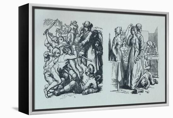 'Illustrations to 'The Vicar of Wakefield' (Goldsmith).', c1800-1860, (1923)-William Mulready-Framed Premier Image Canvas