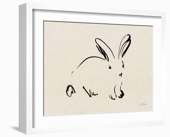 Illustrative Bunny I-Yvette St. Amant-Framed Art Print