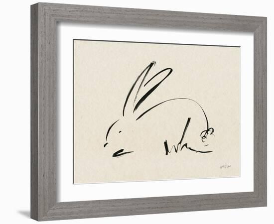 Illustrative Bunny II-Yvette St. Amant-Framed Art Print