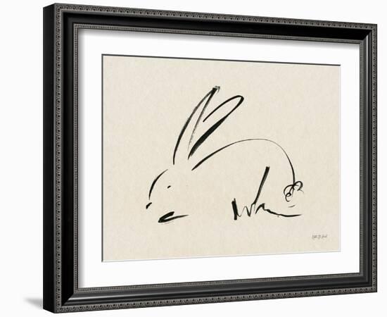 Illustrative Bunny II-Yvette St. Amant-Framed Art Print