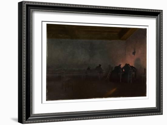 Ils Conspirent, 1892 (Oil on Canvas)-Jean Leon Gerome-Framed Giclee Print