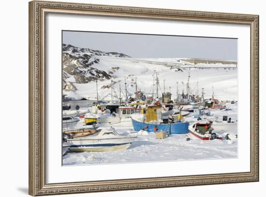 Ilulissat Harbour, Greenland, Denmark, Polar Regions-Sergio Pitamitz-Framed Photographic Print