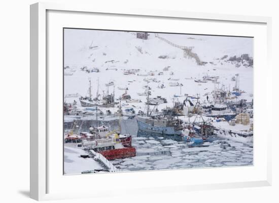 Ilulissat Harbour, Greenland, Denmark, Polar Regions-Sergio Pitamitz-Framed Photographic Print