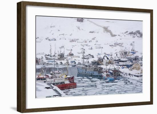 Ilulissat Harbour, Greenland, Denmark, Polar Regions-Sergio Pitamitz-Framed Photographic Print