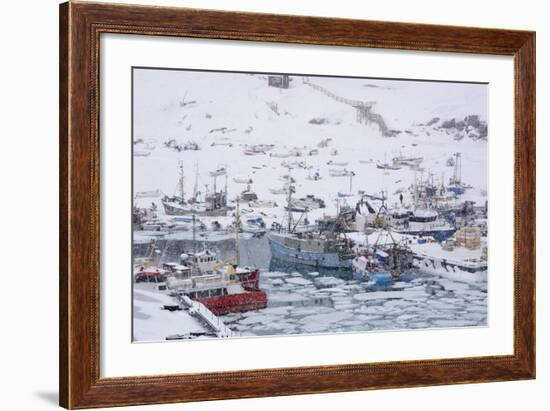 Ilulissat Harbour, Greenland, Denmark, Polar Regions-Sergio Pitamitz-Framed Photographic Print