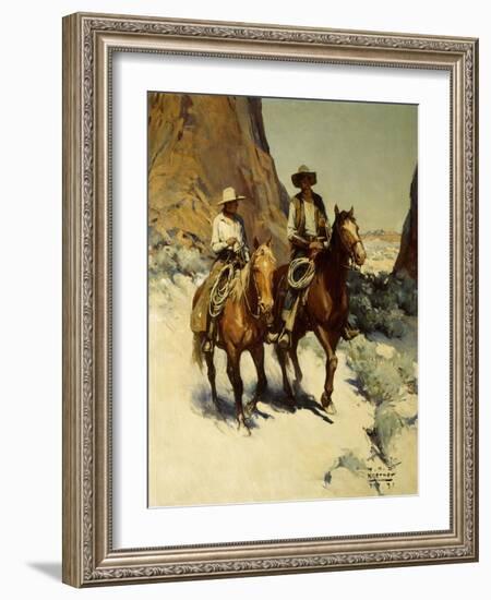 Ilustration for the Trusty Knaves, 1931-William Henry Dethlef Koerner-Framed Giclee Print