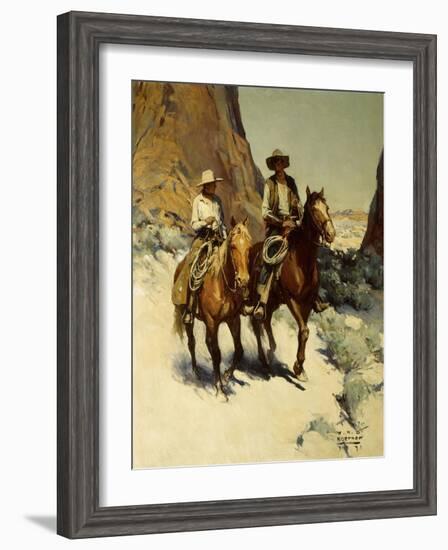 Ilustration for the Trusty Knaves, 1931-William Henry Dethlef Koerner-Framed Giclee Print