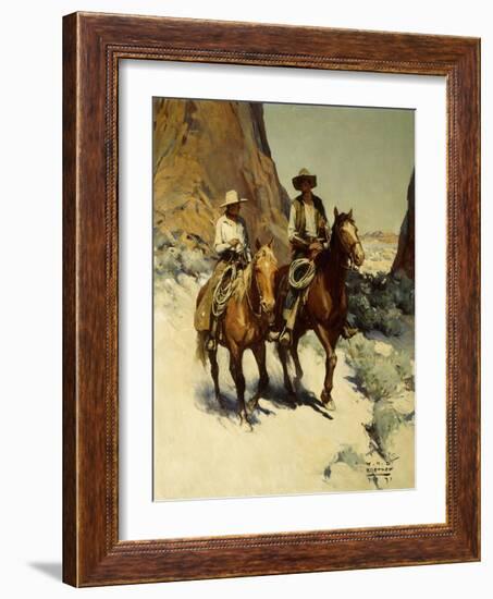 Ilustration for the Trusty Knaves, 1931-William Henry Dethlef Koerner-Framed Giclee Print