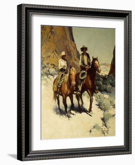 Ilustration for the Trusty Knaves, 1931-William Henry Dethlef Koerner-Framed Giclee Print