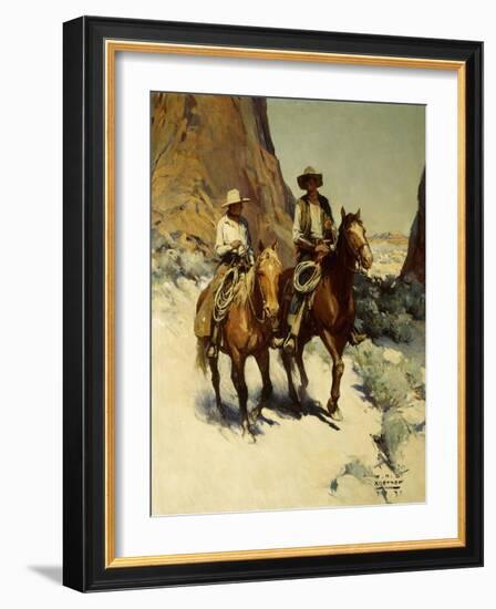 Ilustration for the Trusty Knaves, 1931-William Henry Dethlef Koerner-Framed Giclee Print