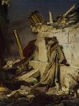 Jeremiah Lamenting the Destruction of Jerusalem, 1870-Ilya Yefimovich Repin-Giclee Print