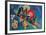 Im Blau-Wassily Kandinsky-Framed Art Print