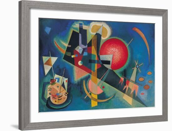 Im Blau-Wassily Kandinsky-Framed Art Print