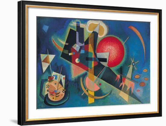 Im Blau-Wassily Kandinsky-Framed Art Print