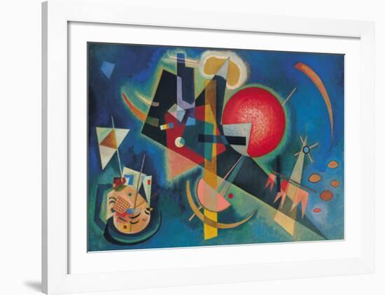 Im Blau-Wassily Kandinsky-Framed Art Print