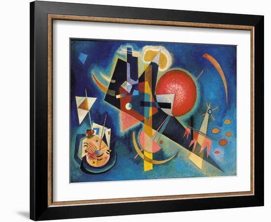 Im Blau-Wassily Kandinsky-Framed Art Print