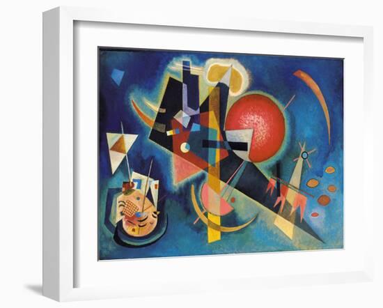 Im Blau-Wassily Kandinsky-Framed Art Print