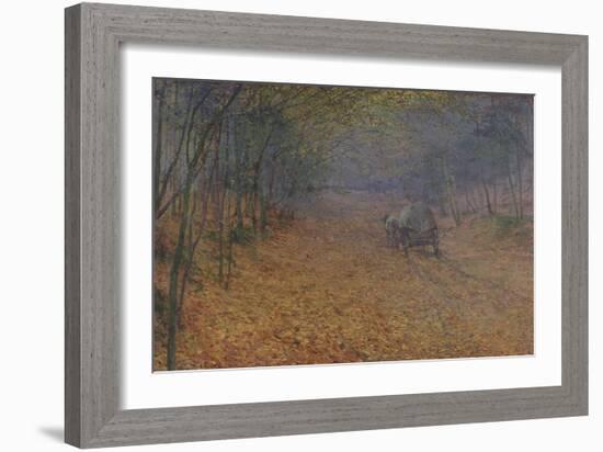 Im Herbstnebel, 1897-Antonin Slavicek-Framed Giclee Print