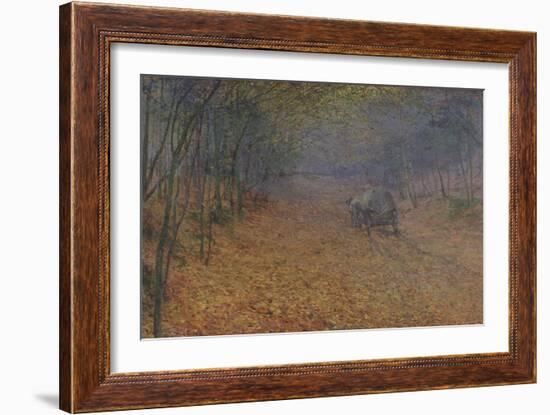 Im Herbstnebel, 1897-Antonin Slavicek-Framed Giclee Print