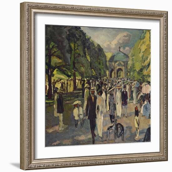 Im Muenchner Hofgarten, 1911-Albert Weisgerber-Framed Giclee Print