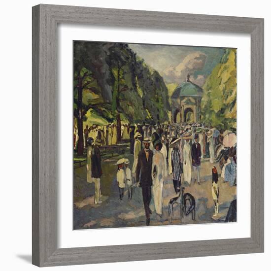 Im Muenchner Hofgarten, 1911-Albert Weisgerber-Framed Giclee Print