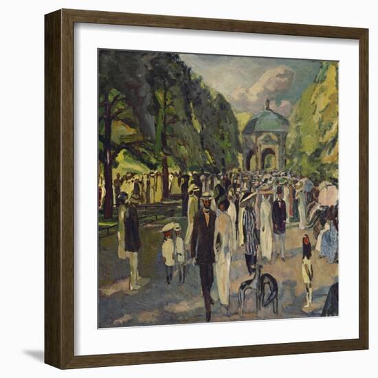 Im Muenchner Hofgarten, 1911-Albert Weisgerber-Framed Giclee Print