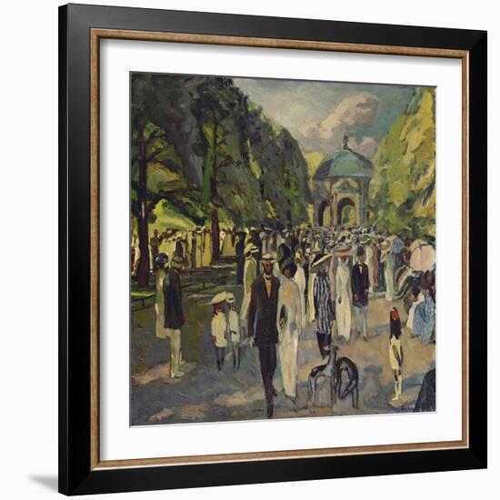Im Muenchner Hofgarten, 1911-Albert Weisgerber-Framed Giclee Print