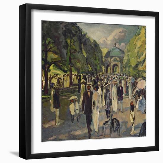 Im Muenchner Hofgarten, 1911-Albert Weisgerber-Framed Giclee Print