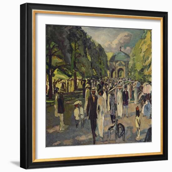 Im Muenchner Hofgarten, 1911-Albert Weisgerber-Framed Giclee Print