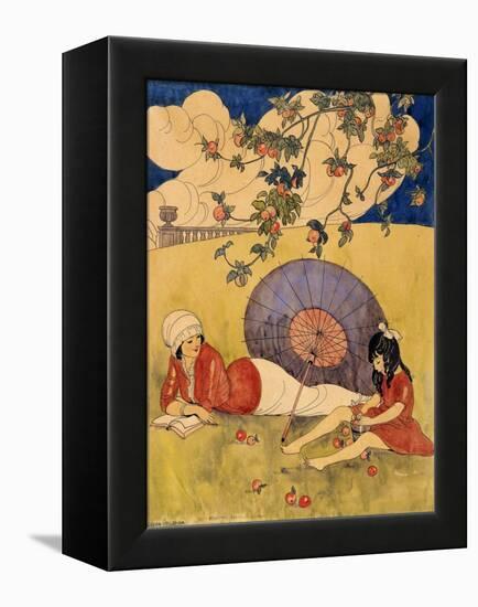 Im Obstgarten-Gerda Wegener-Framed Premier Image Canvas